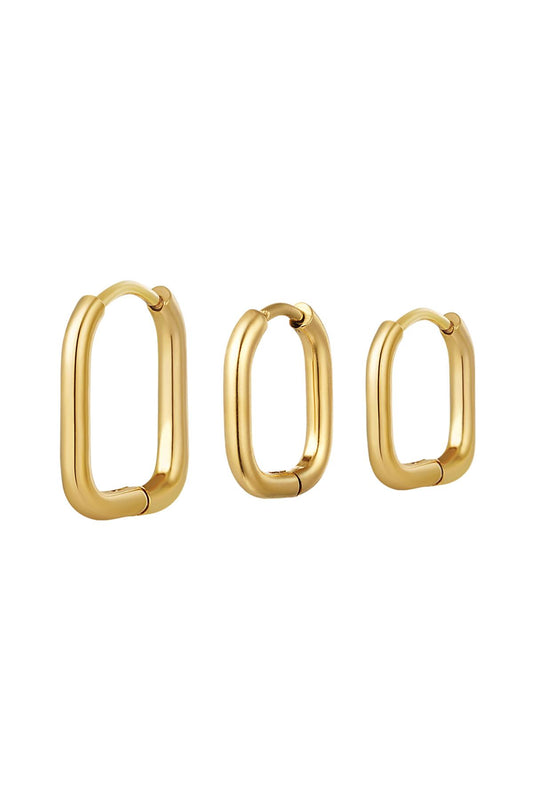 3 delig oorbel