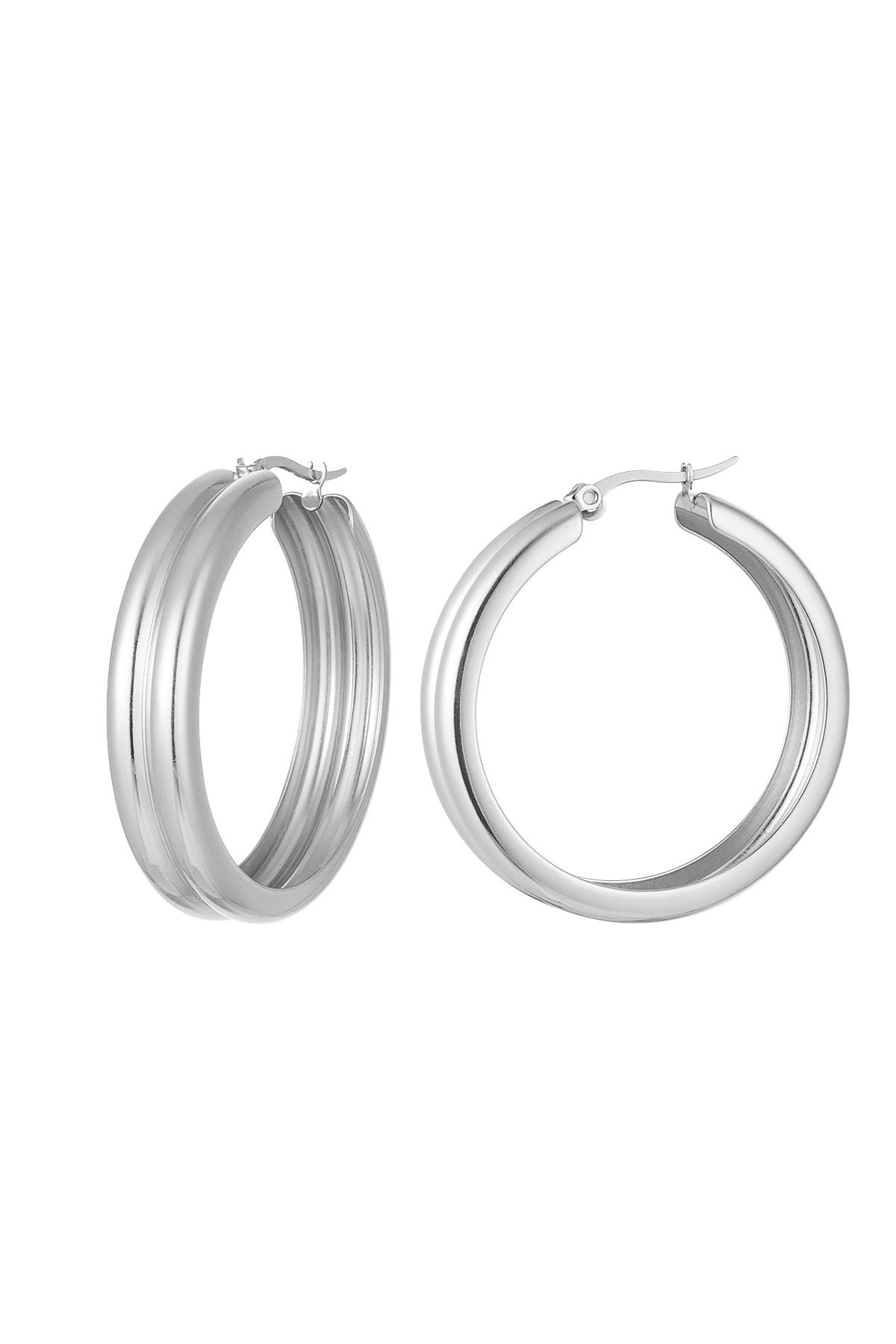 dubbele oorbel ring