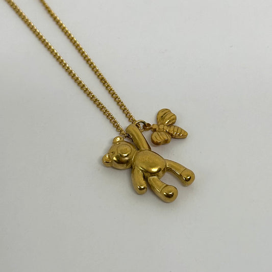 Kinderketting beer met bij