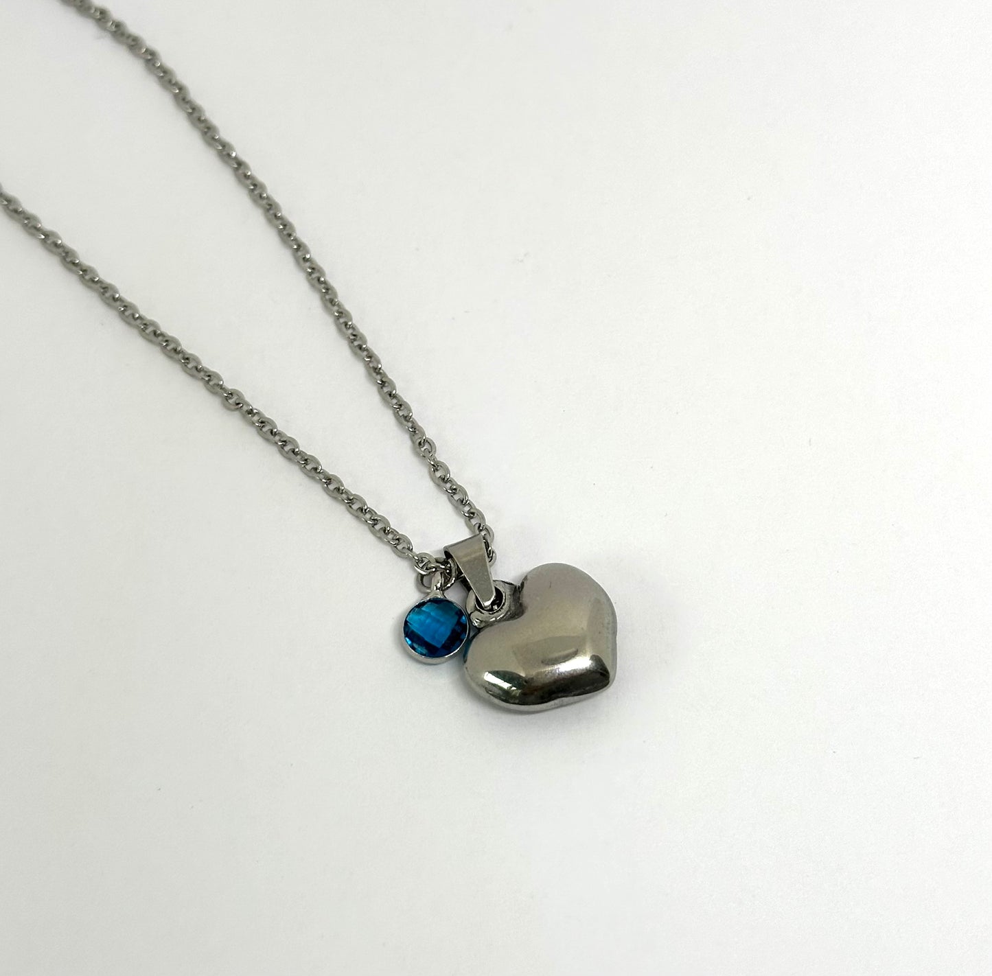 Zilverkleurige kinder ketting