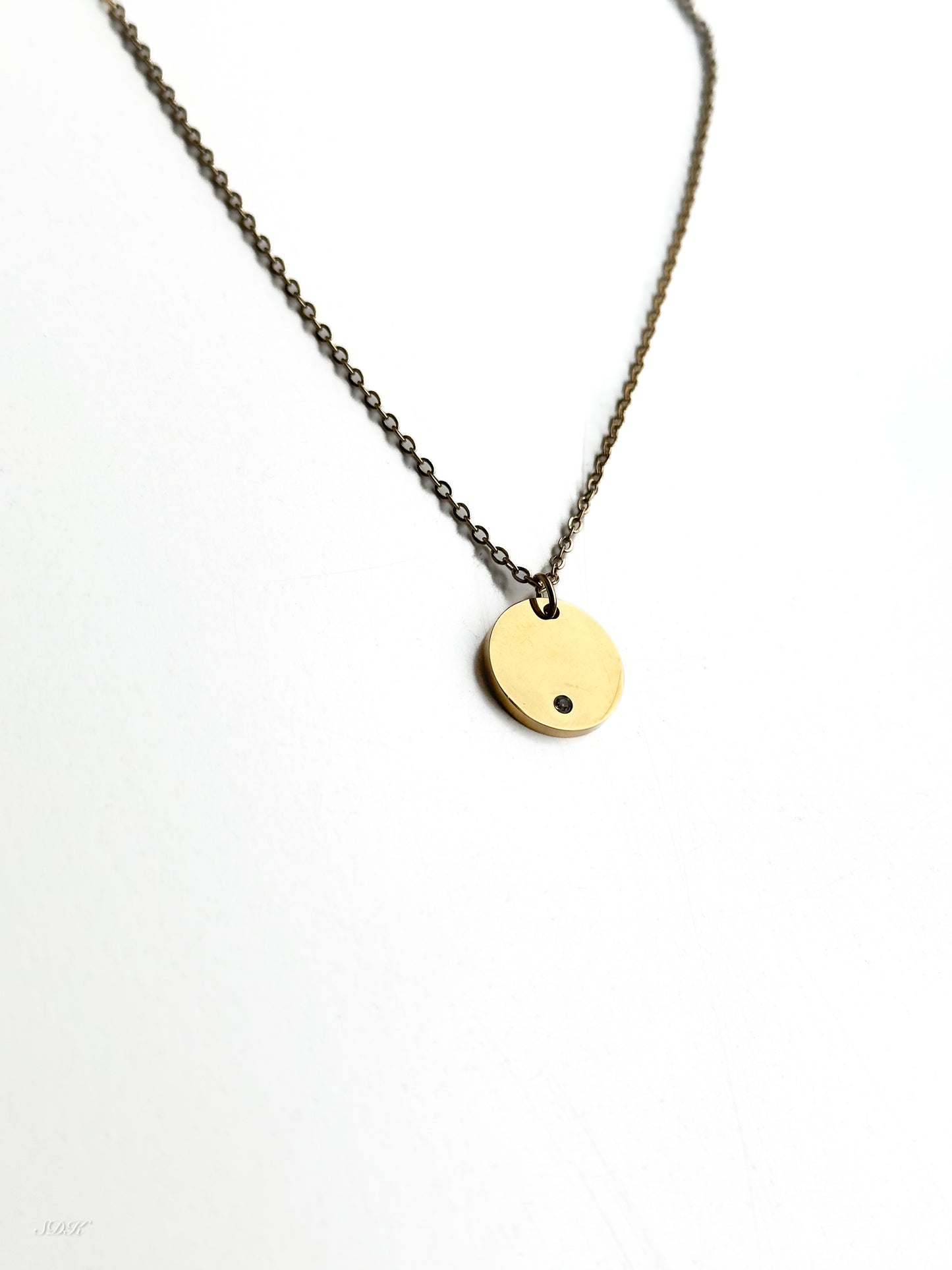 Ketting met steentje gepersonaliseerd
