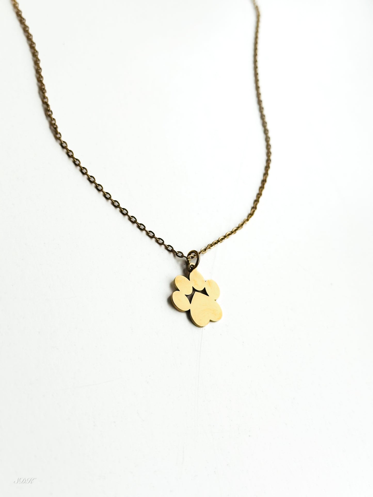 Hondenpootje ketting gepersonaliseerd