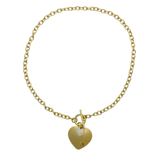 Schakel ketting hart graveren